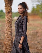 Gentle Flutter Blockprinted Cotton Kurti-WWB