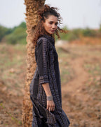 Gentle Flutter Blockprinted Cotton Kurti-WWB