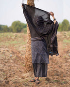 Breezy Dreams Blockprinted Cotton Dupatta-WWB