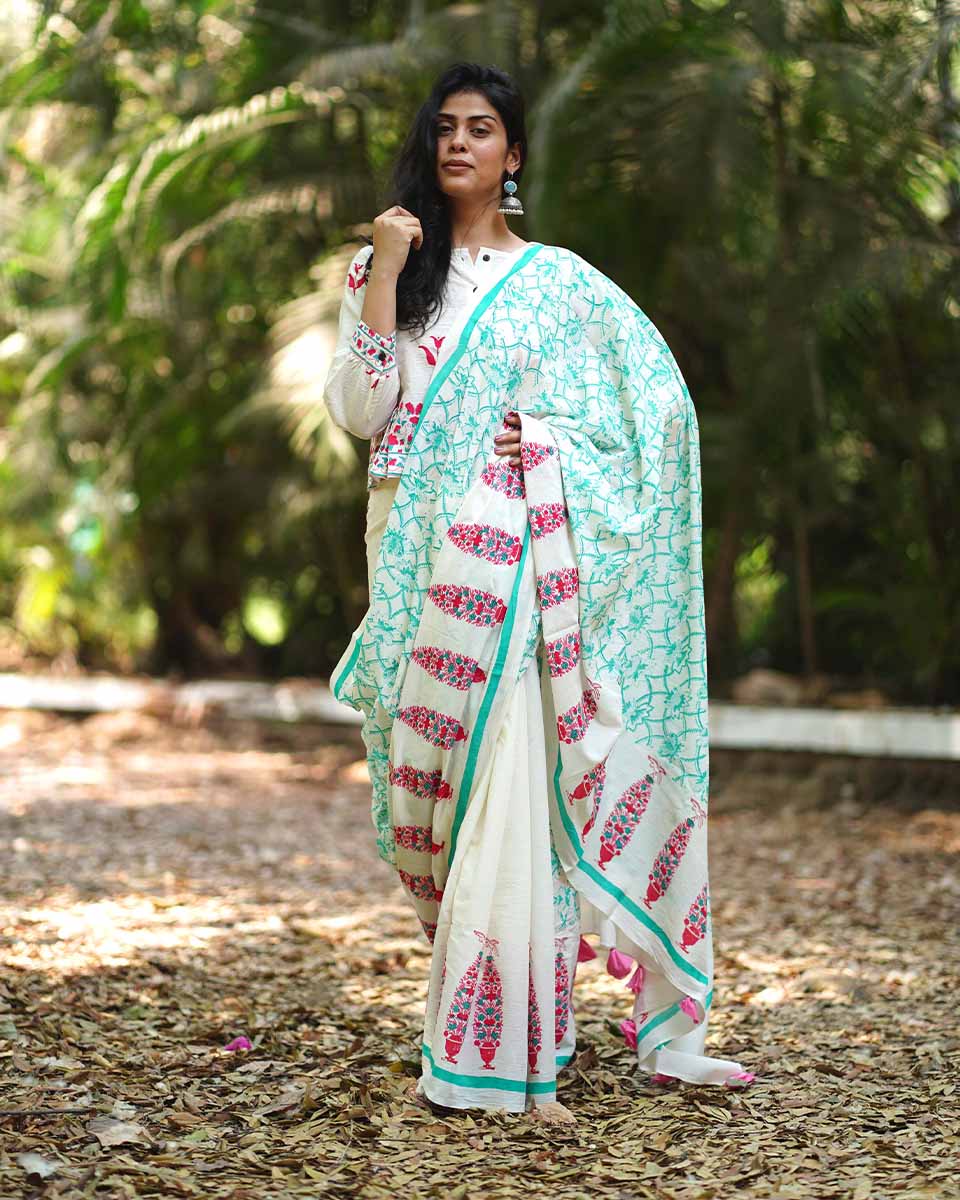 Summer fashion | Cotton clothes | Saree | Saree look | Saree design