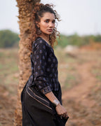 Dreamweaver Blockprinted Cotton Blouse-WWB