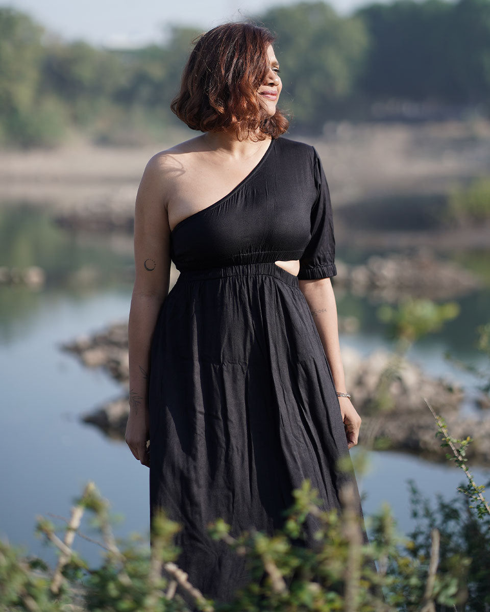 Oasis Handwoven Bamboo Dress