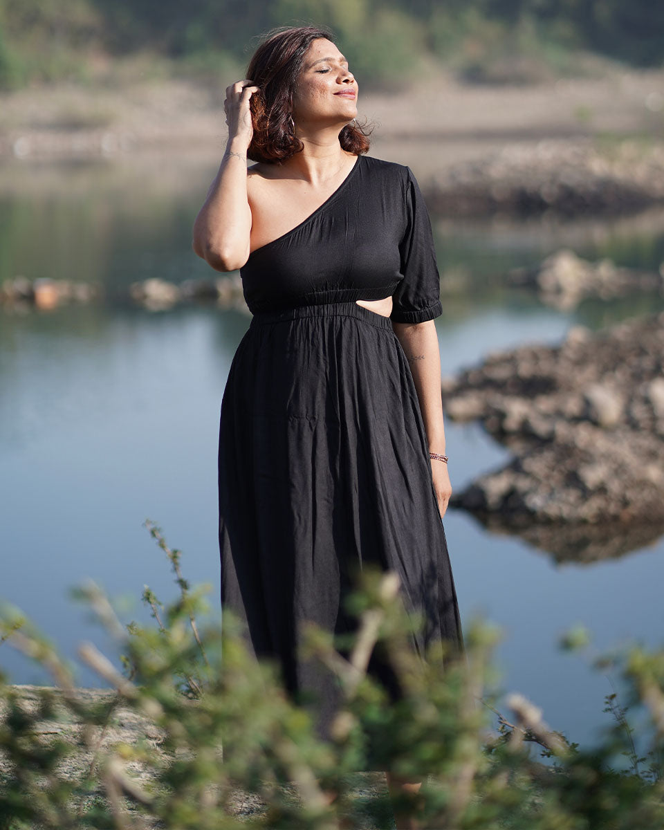 Oasis Handwoven Bamboo Dress