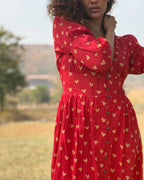 Dil Se Re Handblock Printed Cotton Dress