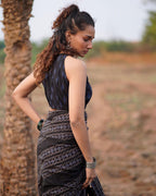 Nightsong Blockprinted Cotton Blouse-WWB