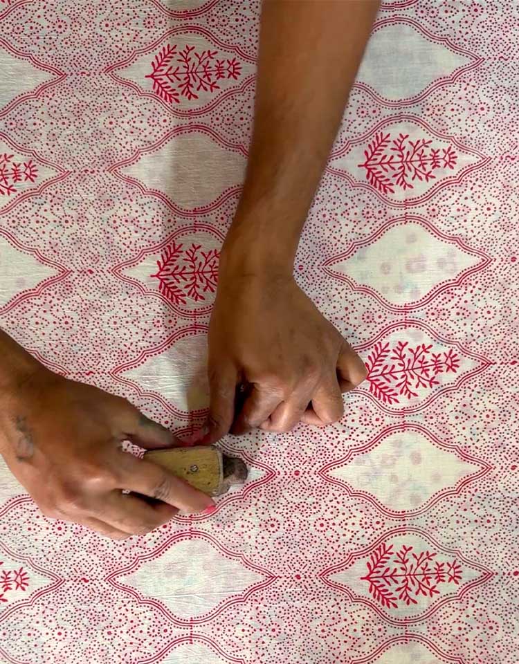 Hand Block Printed Dupatta | Summer | Chidiyaa