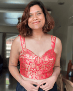 Mahua Khimkab Brocade Blouse - Nargiz