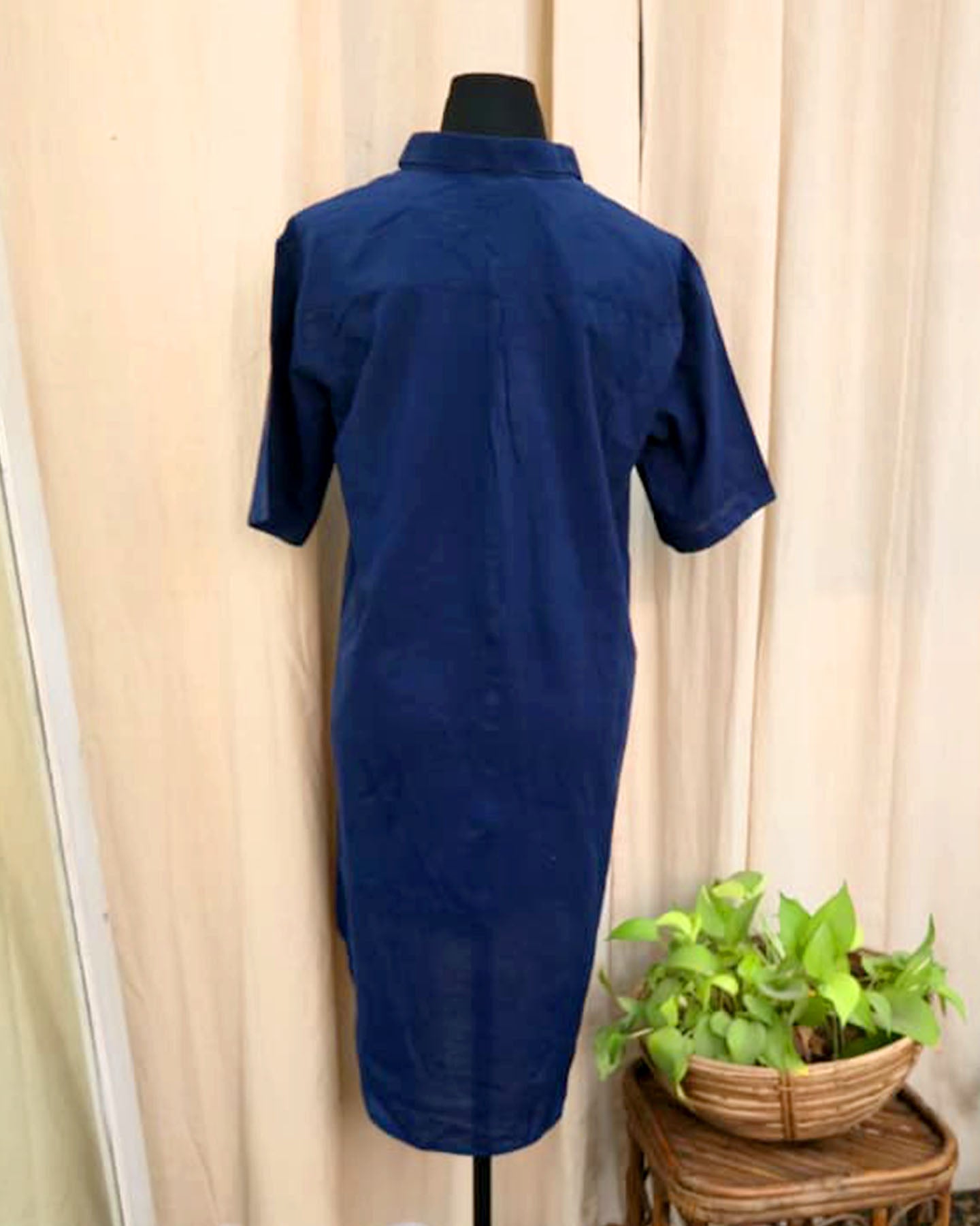 Misha Blue Cotton dress - Love Despite