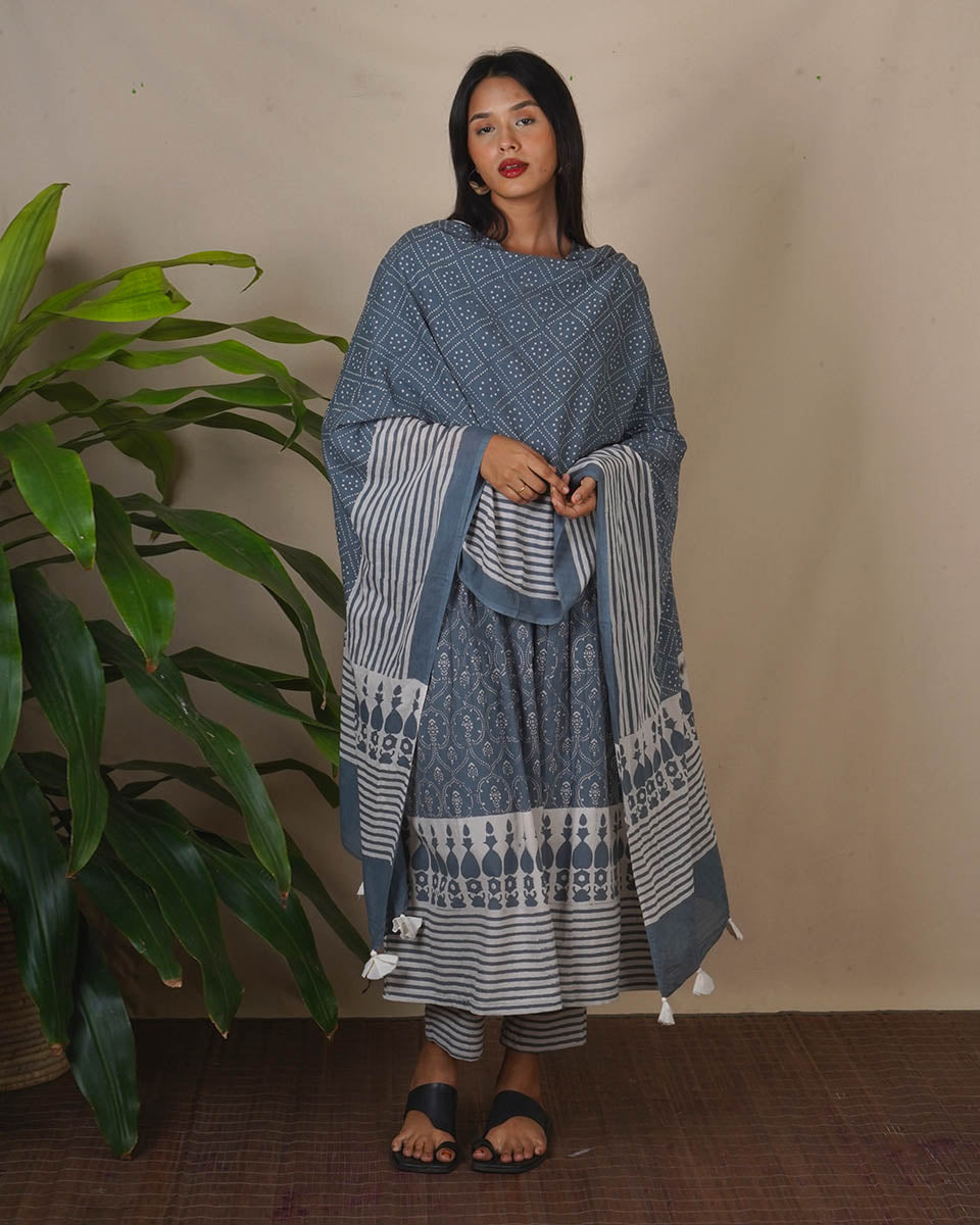 Dupatta Online | Dupatta for Kurti | Grey Dupatta | Dupatta Design