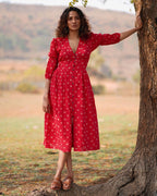 Dil Se Re Handblock Printed Cotton Dress