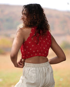 Dil Toh Baccha Handblock Printed Cotton Blouse