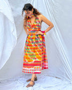 Koyel Gamcha Cotton Dress - GMC