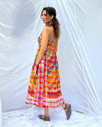 Koyel Gamcha Cotton Dress - GMC