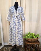 Kiara handblock printed cotton dress - Love Despite