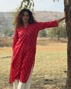 Kurti red | Kurti top for women | Kurti | Kurti neck design latest