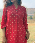 Kurti neck design latest | Kurti | Kurti red | Kurti online