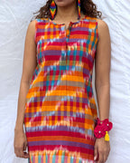 Katha Gamcha Cotton Dress - GMC