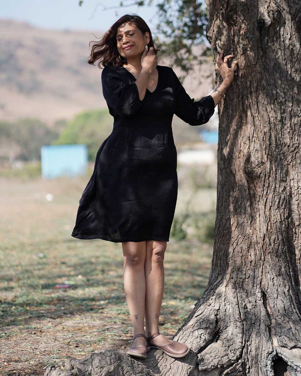 Nocturne Modal Silk Dress