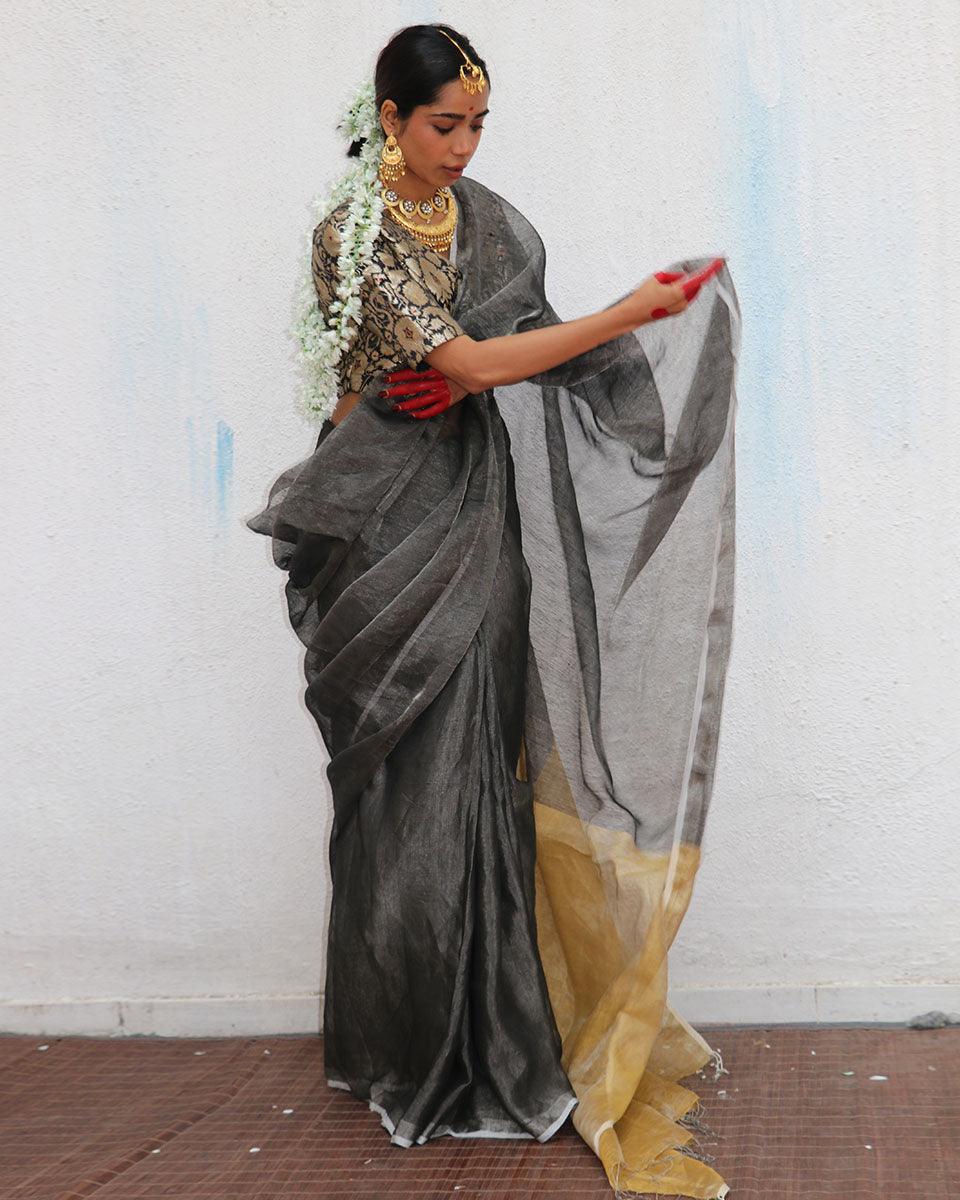 Saree poses | Sarees for women | Linen saree online