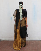 Linen saree | Linen zari saree | Linen saree online | Chidiyaa