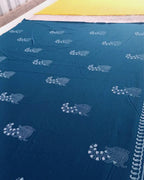 Neeraja Teal Green Hand Block Printed Dress-MYA