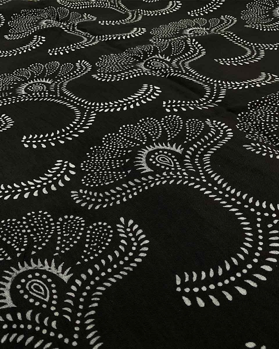 Rasika Blockprinted Dola Silk Saree - RB