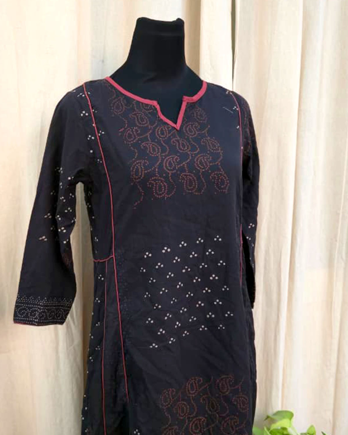 Vintage Hand block Cotton Kurta - Love Despite