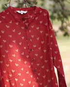 Dil Jhoom Handblock Printed Cotton Men's Shirt