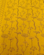 Ziya Yellow Hand Block Printed Dress-MYA