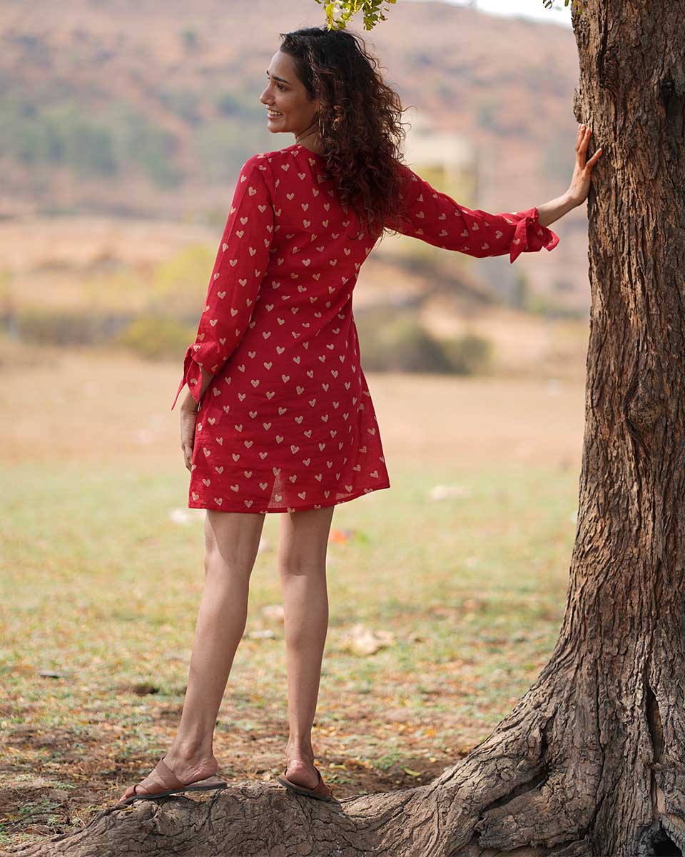 Dil Maange More Handblock Printed Cotton Dress