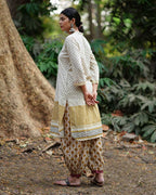 Gulabi Shaam Tu Ivory Block Printed Cotton Kurti - WW