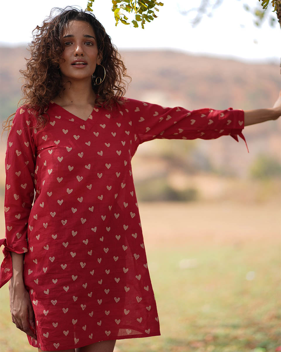 Dil Maange More Handblock Printed Cotton Dress