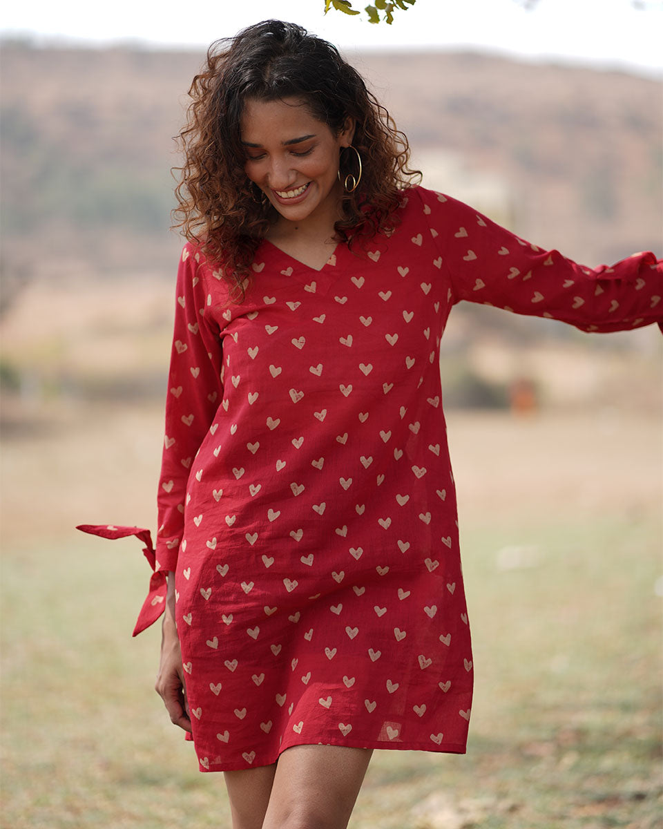 Dil Maange More Handblock Printed Cotton Dress