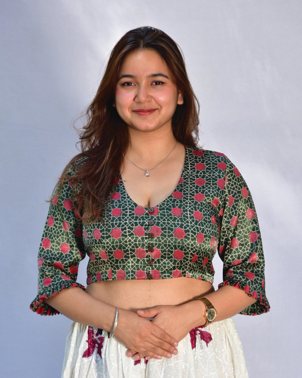 Blouse | Blouses | Silk blouse | Mashru Silk | Chidiyaa