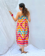 Meghmallar Gamcha Cotton Dress - GMC