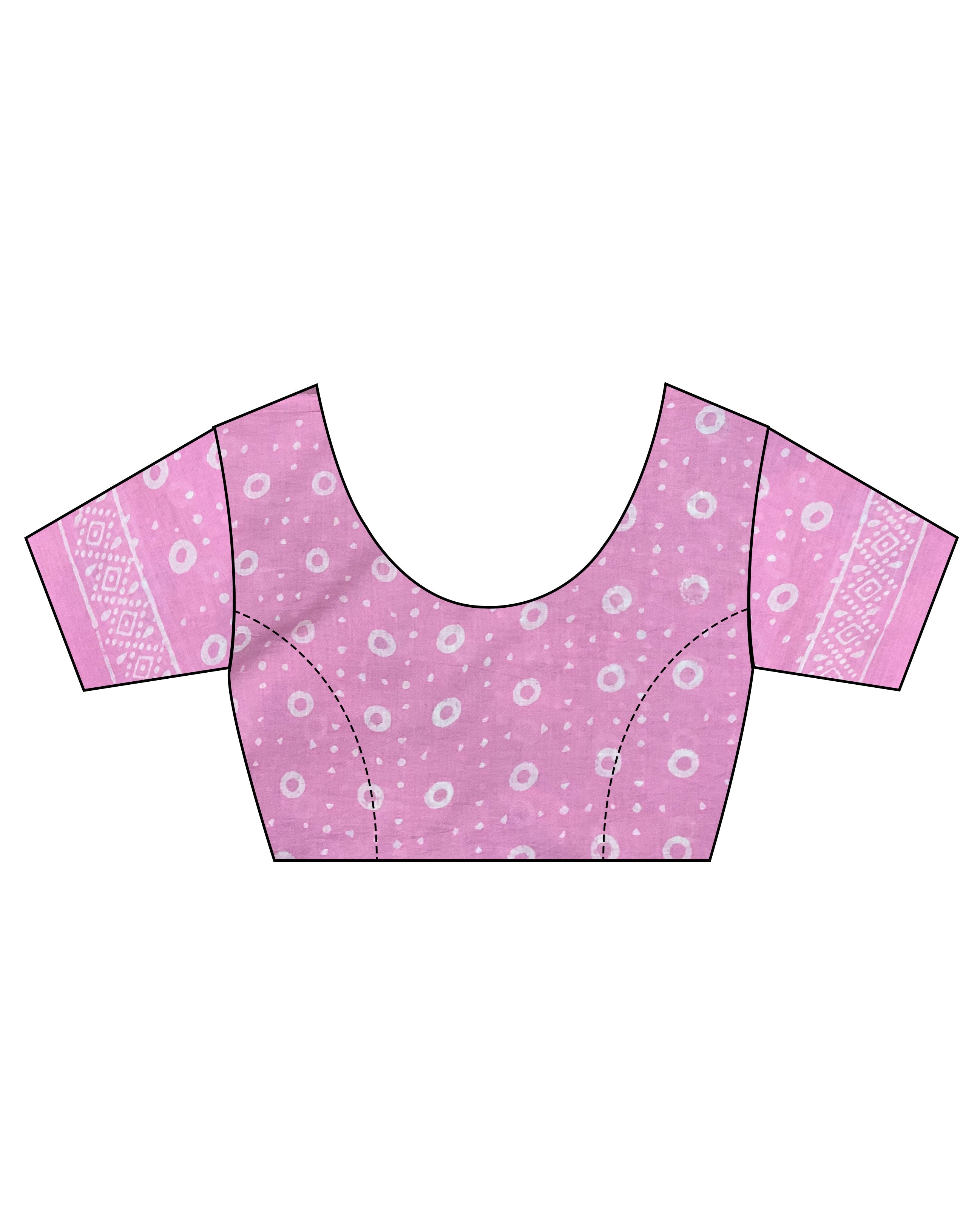Pink blouse | Cotton blouse | Blouse back design | Chidiyaa