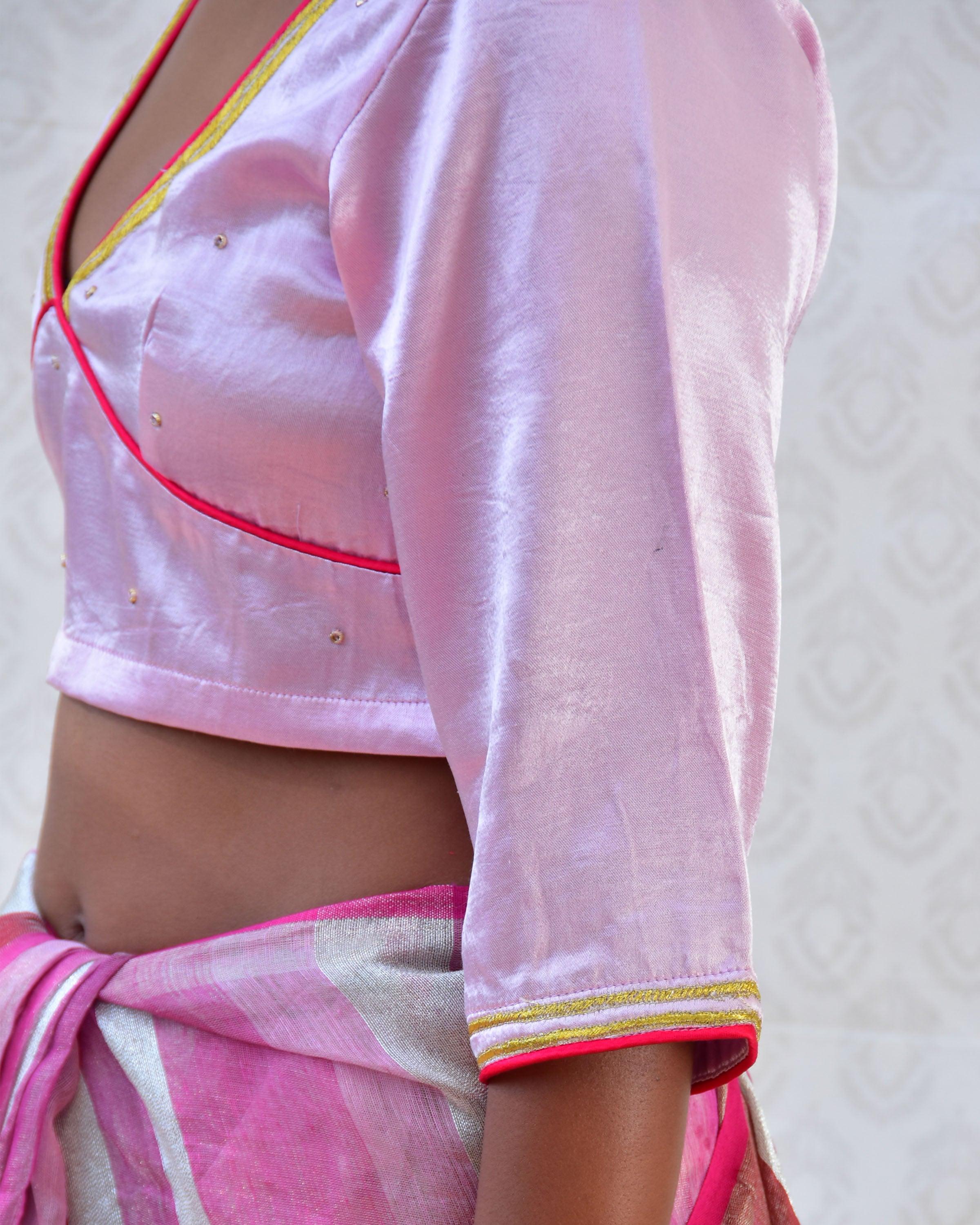 Blouse | Blouses | Silk blouse | Mashru Silk | Chidiyaa