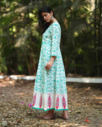 Dress | Summer | Cotton Dress | Green Cotton Dress | Chidiyaa