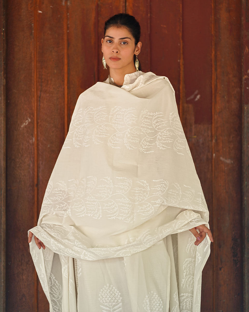 Dupatta | Dupatta Designs | White Dupatta | Cotton Dupatta | Summer | Chidiyaa