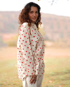 Dil Ibadat Handblock Printed Cotton Top