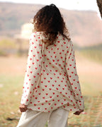 Dil Ibadat Handblock Printed Cotton Top
