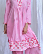 Mausam- E - Bahar Handblockprinted Cotton Kurta Set Of 2-Sor