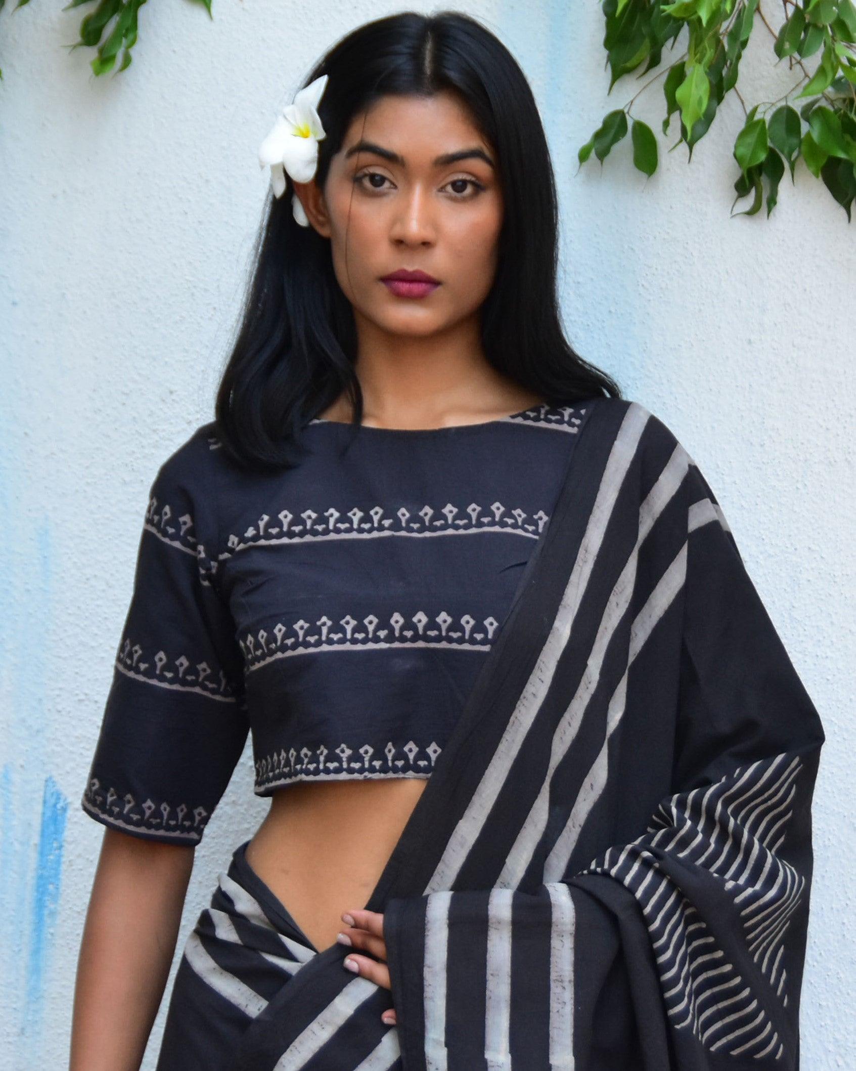 Black Blouse | Cotton Blouse | Blouse design | Chidiyaa