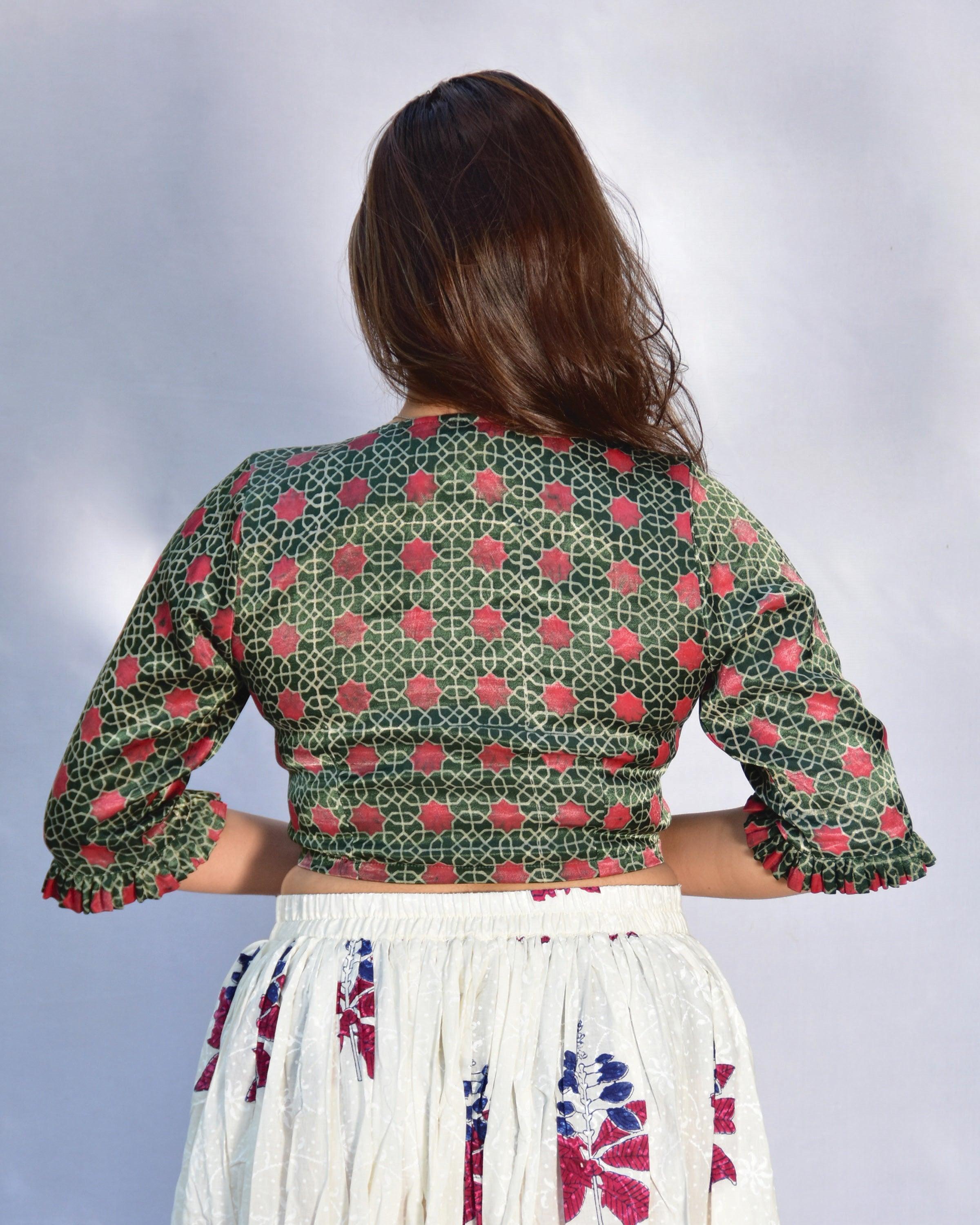 Blouse | Blouses | Silk blouse | Mashru Silk | Chidiyaa