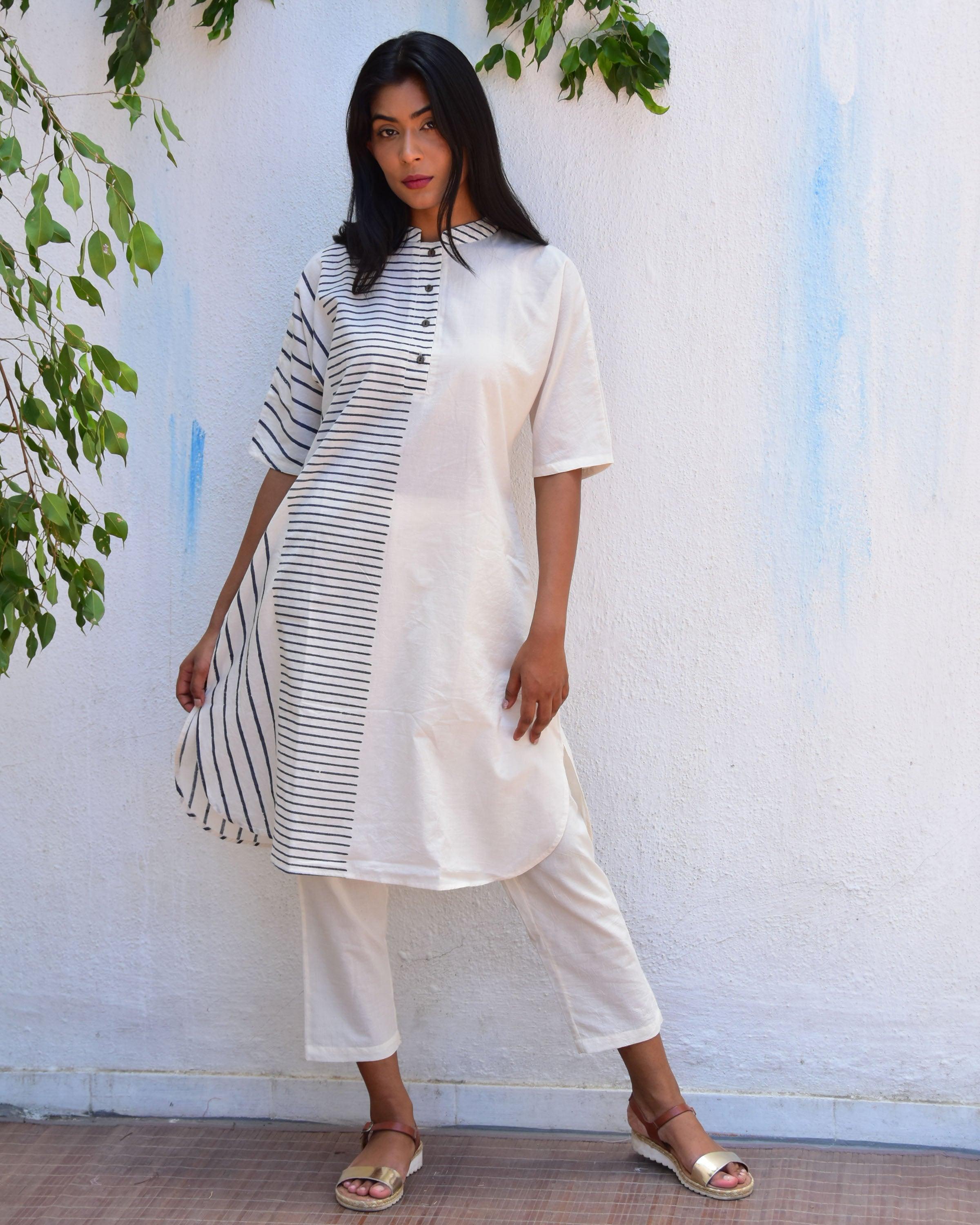 ivory kurta set