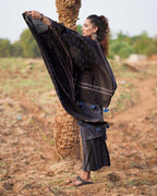 Breezy Dreams Blockprinted Cotton Dupatta-WWB