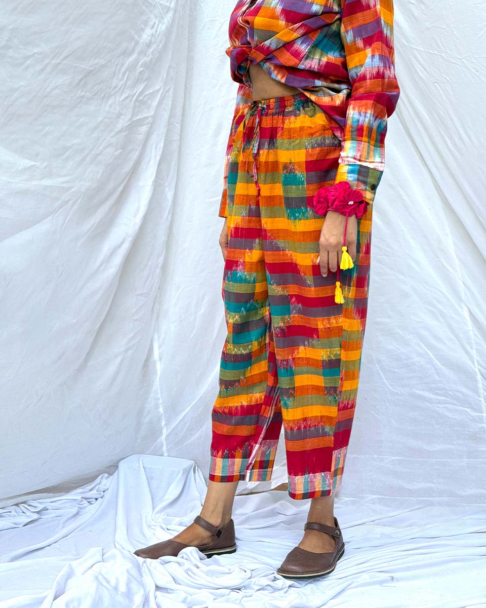 Matir Gaan Gamcha Cotton Pant - GMC