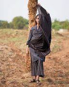 Breezy Dreams Blockprinted Cotton Dupatta-WWB