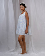 Taru Ivory Hand Block Printed Dress-BAD