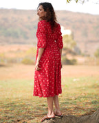 Dil Se Re Handblock Printed Cotton Dress